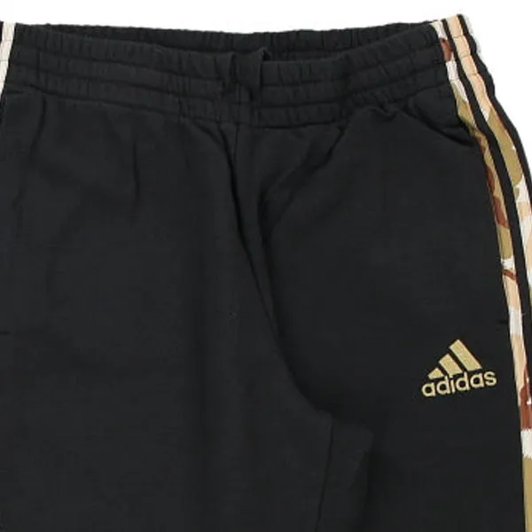 Adidas Joggers - Medium Black Cotton Blend