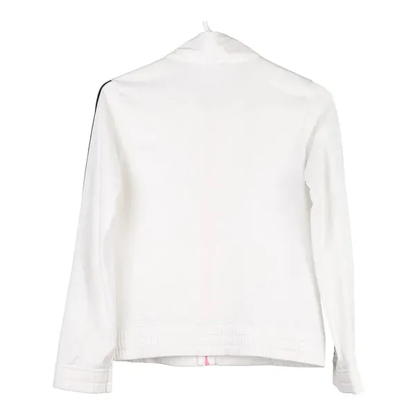 Age 11-12 Champion Track Jacket - Large White Polyester