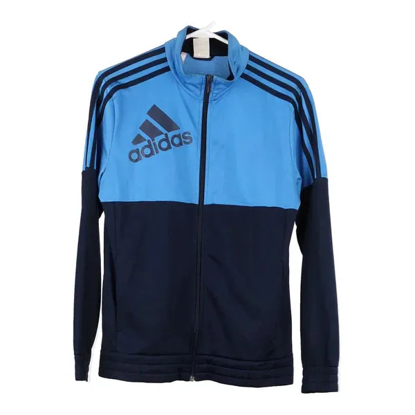 Age 13-14 Adidas Track Jacket - Large Blue Polyester