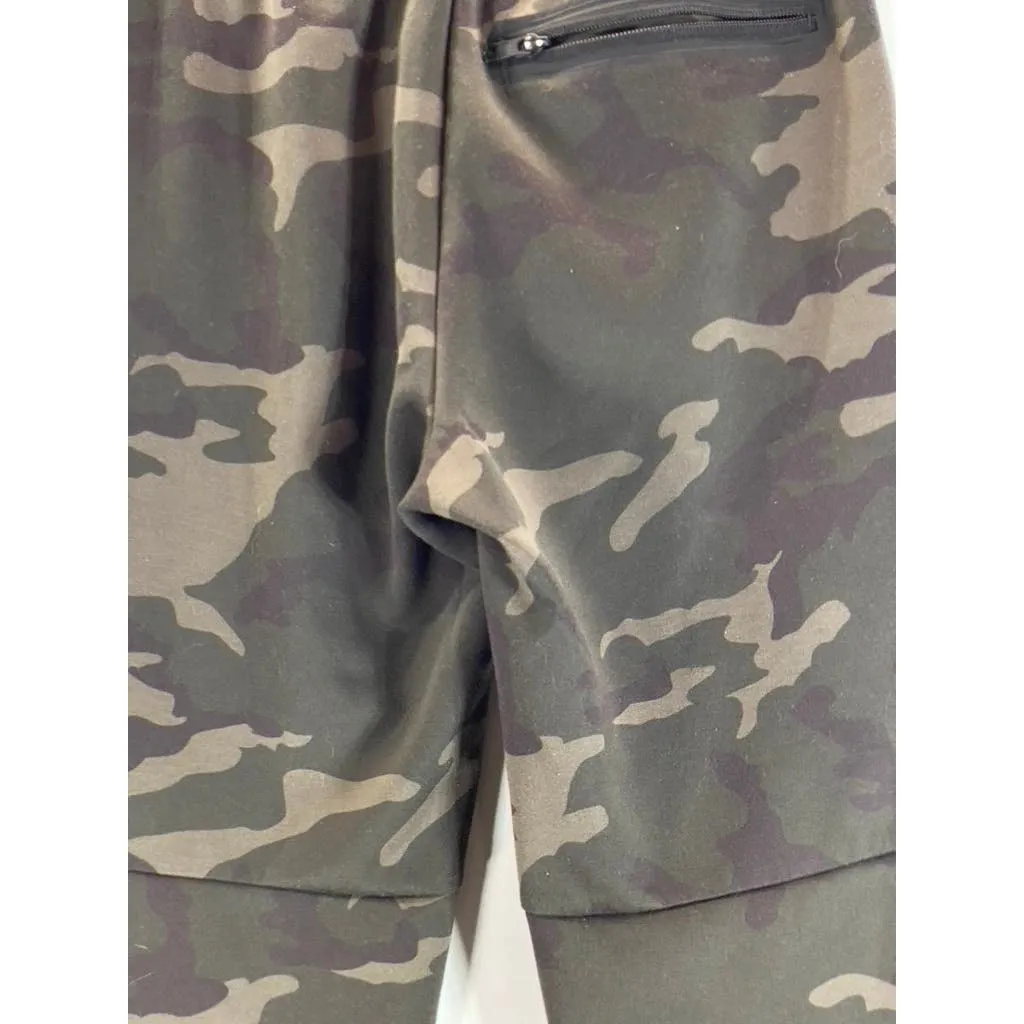 AMERICAN EAGLE OUTFITTERS Men's Green Camo Drawstring Pull-On Joggers SZ XS