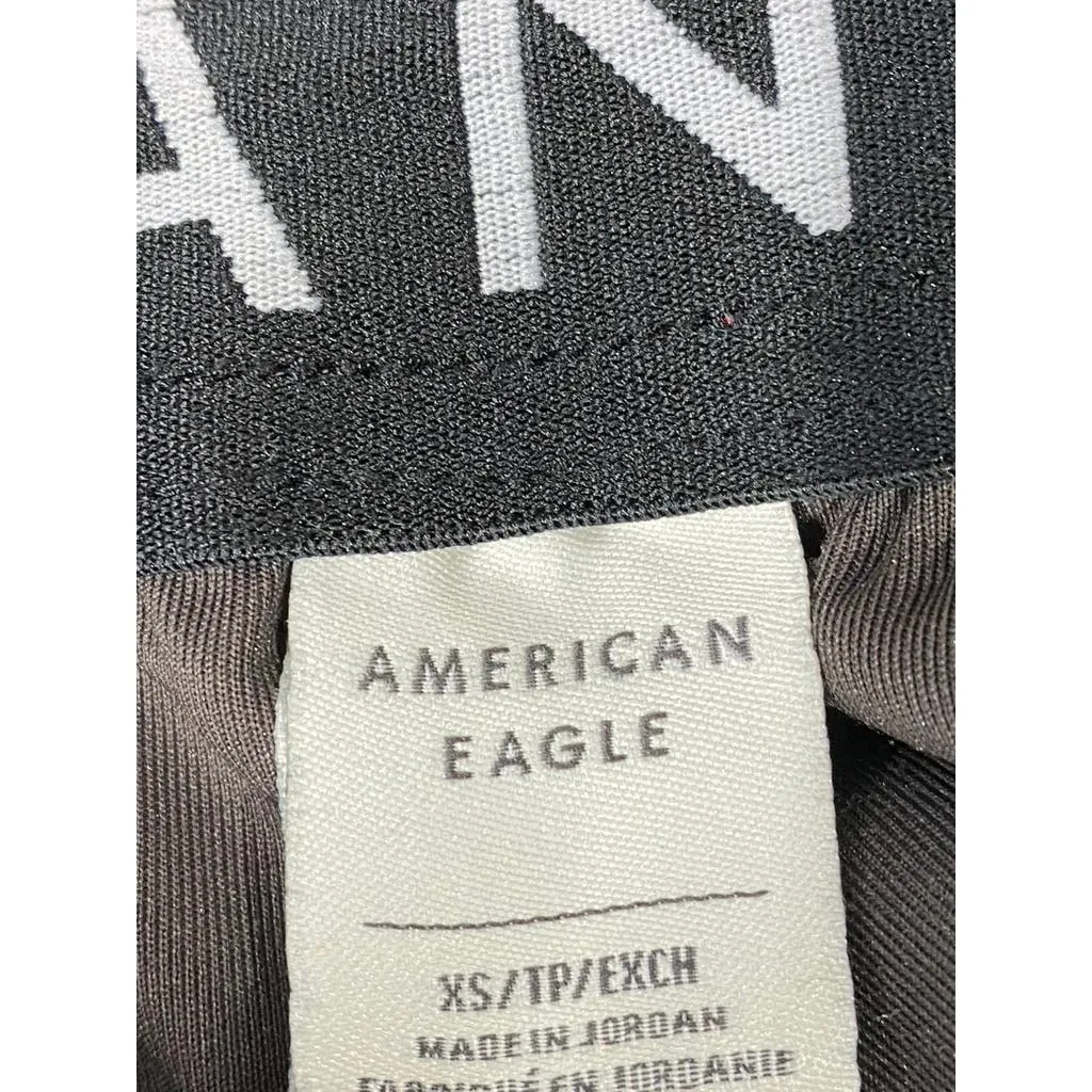 AMERICAN EAGLE OUTFITTERS Men's Green Camo Drawstring Pull-On Joggers SZ XS