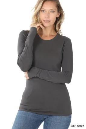 Basic Crew Neck T-Shirt Top