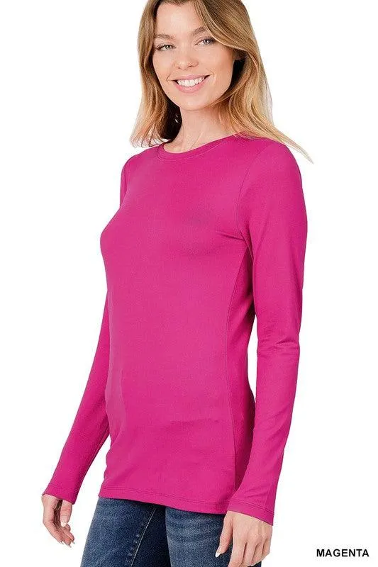 Basic Crew Neck T-Shirt Top