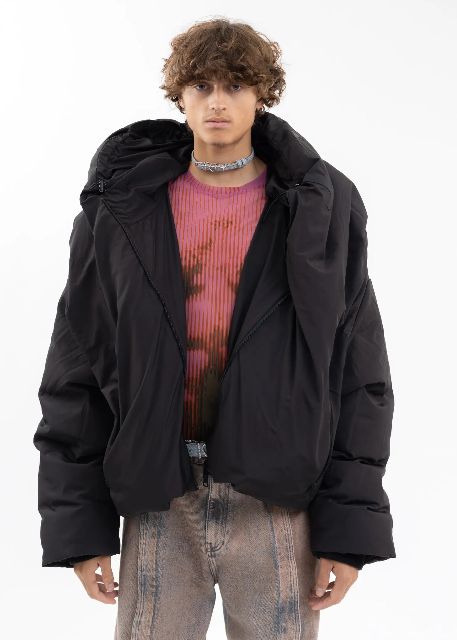 BLACK MONSTER PUFFER JACKET