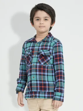 Boys Tartan Shacket