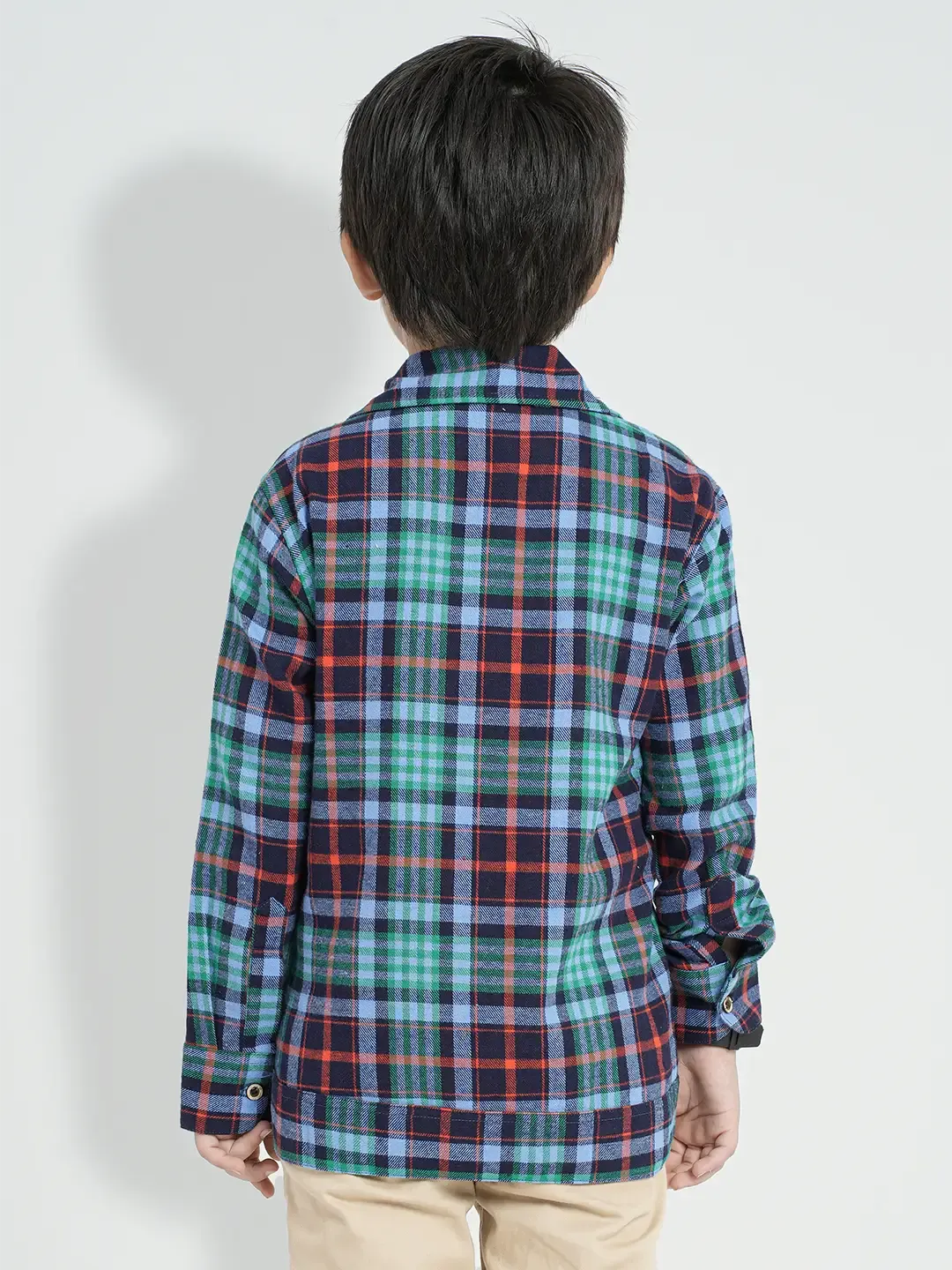 Boys Tartan Shacket