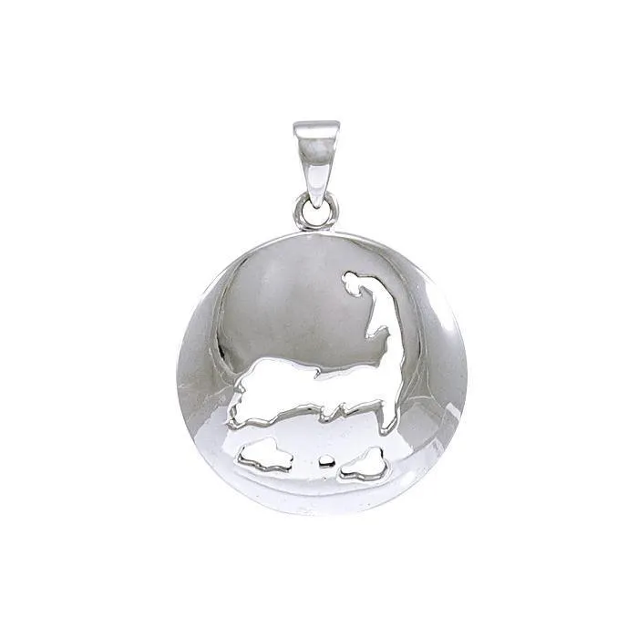 Cape Cod Medallion Sterling Silver Pendant