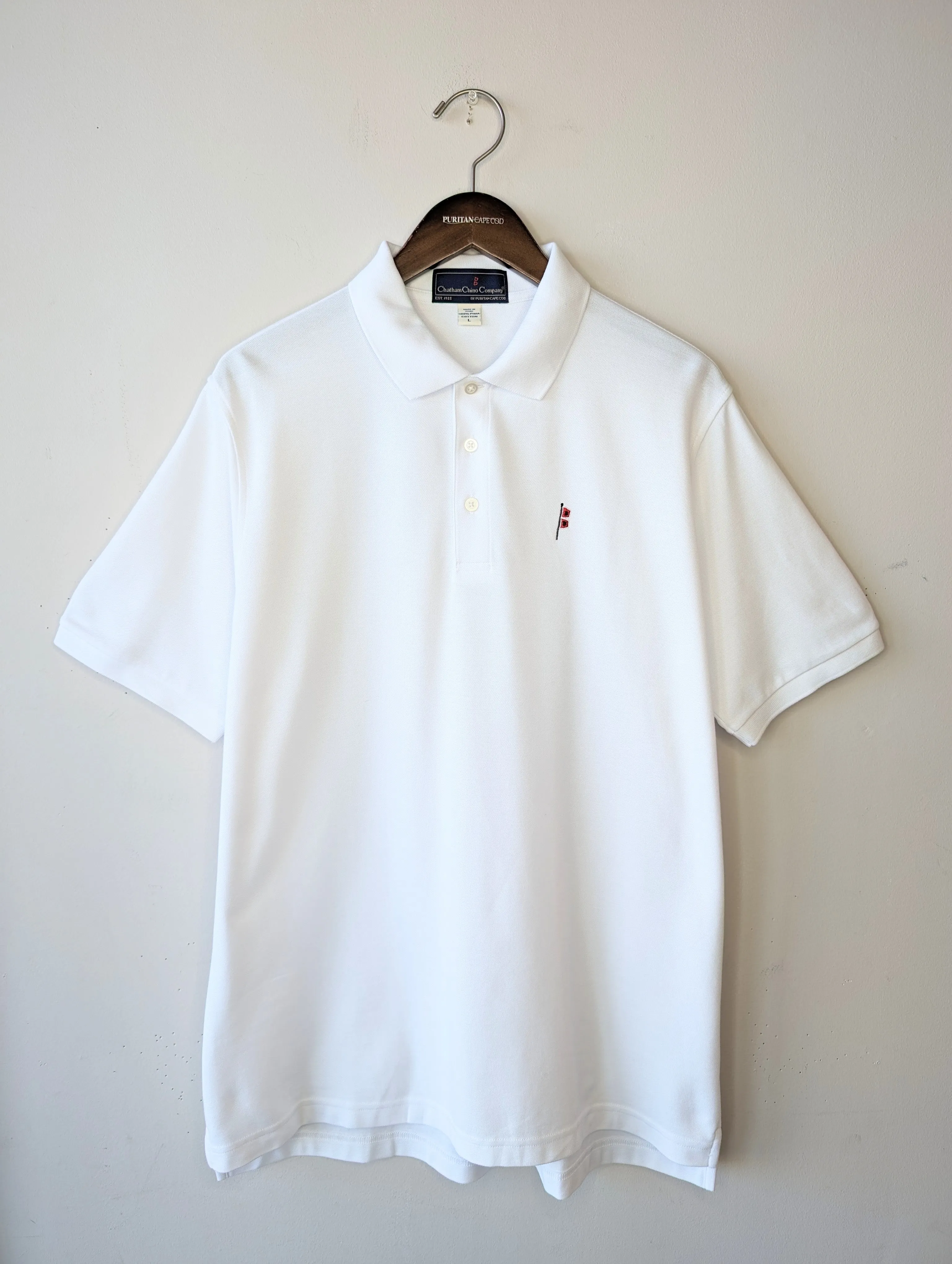 Chatham Chino Company Hurricane Flag Polo