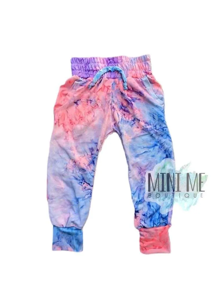 Cotton Candy Tie Dye Joggers