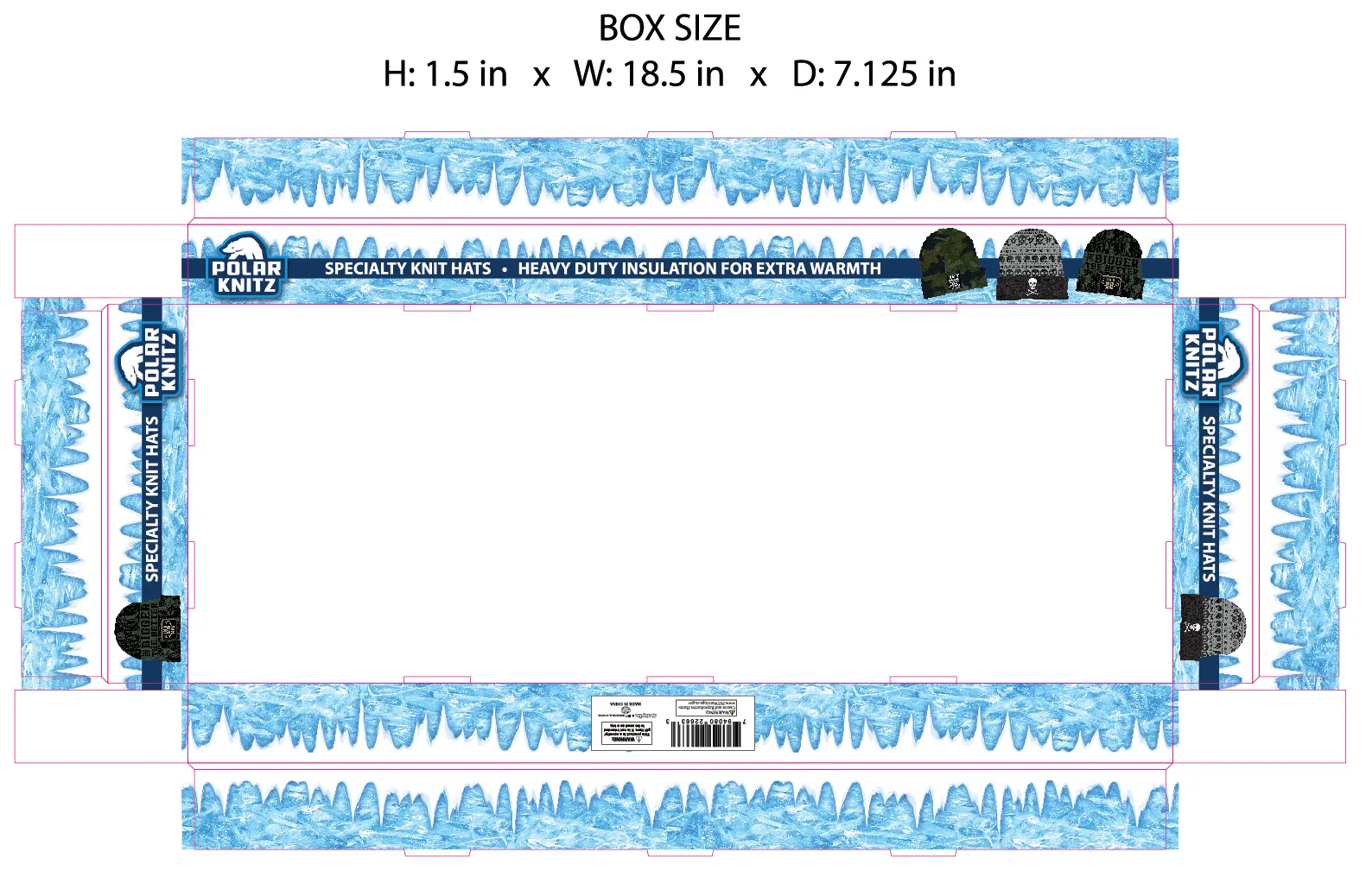 Cuffed Knit Hat Beanie Assortment - 12 Pieces Per Retail Ready Display 22663