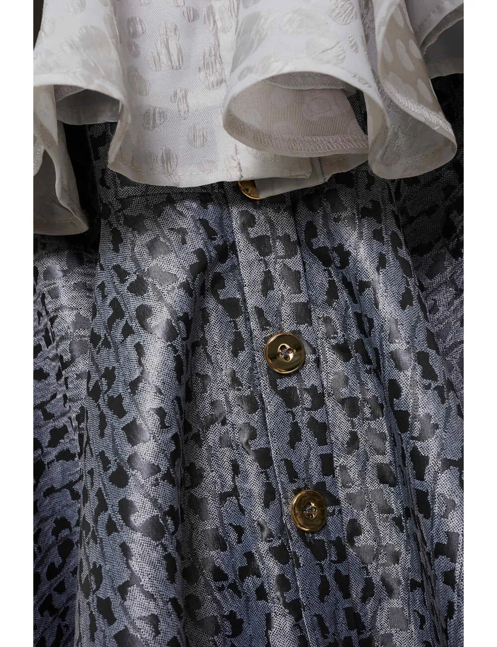 Flared Pleated Skirt