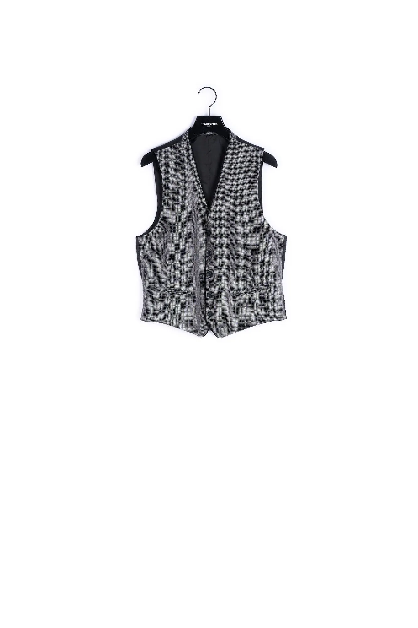 Gilet de costume motif caviar
