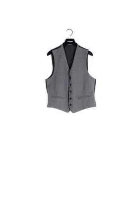 Gilet de costume motif caviar