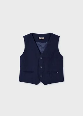 Gilet Lino Marino