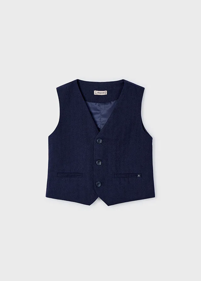 Gilet Lino Marino