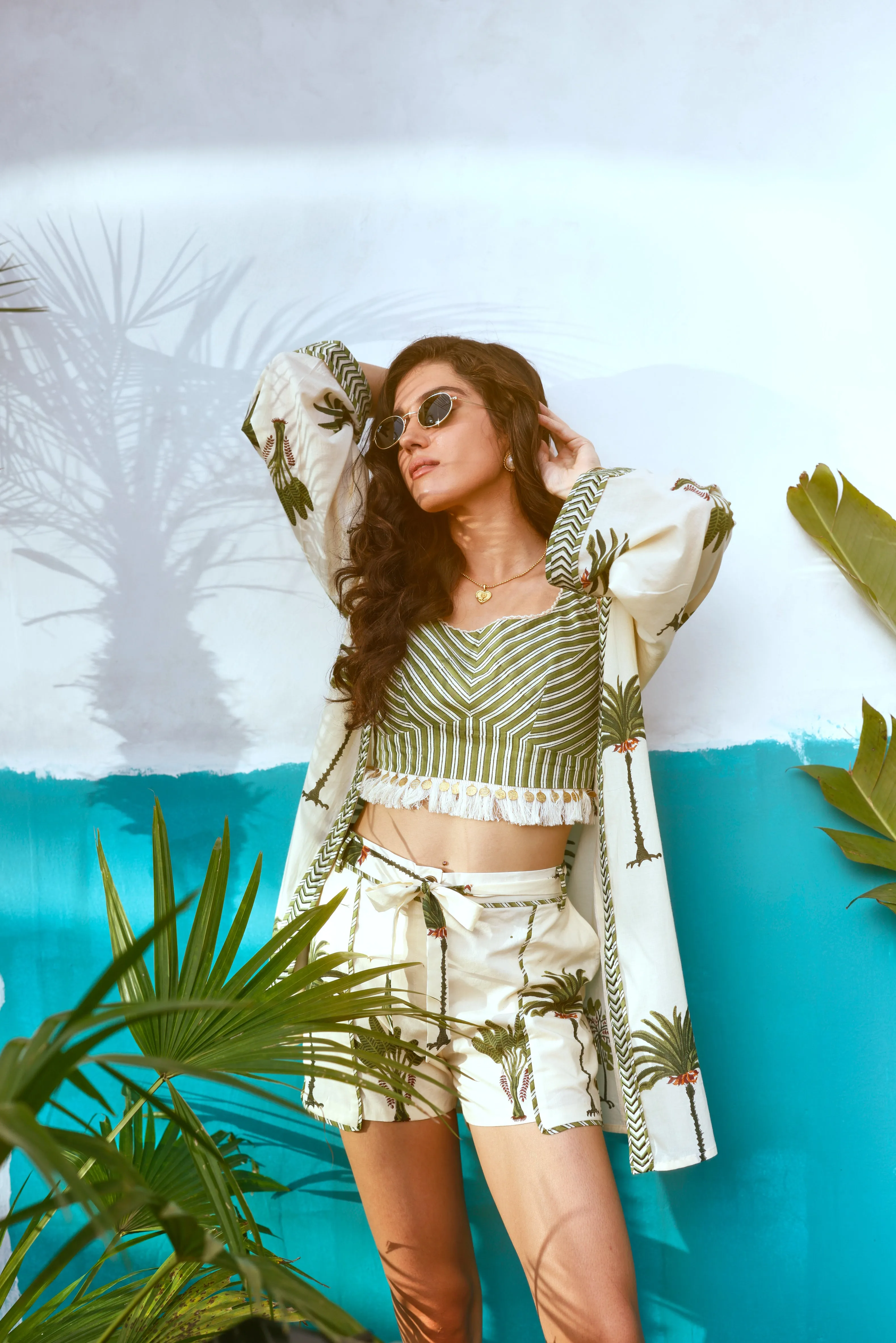 Green Palm Tree Cape