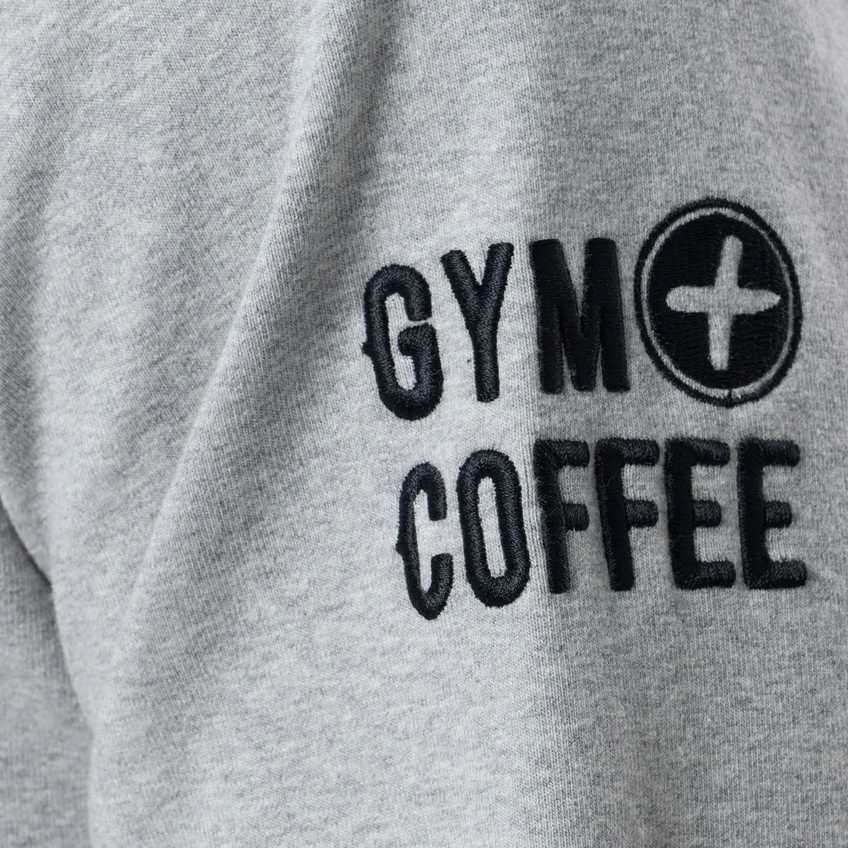 Gym Coffee Chill Hoodie - Mens - Grey Melange