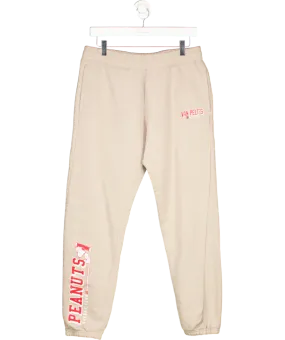 H&M Beige Van Pelts Regular Fit Joggers UK M