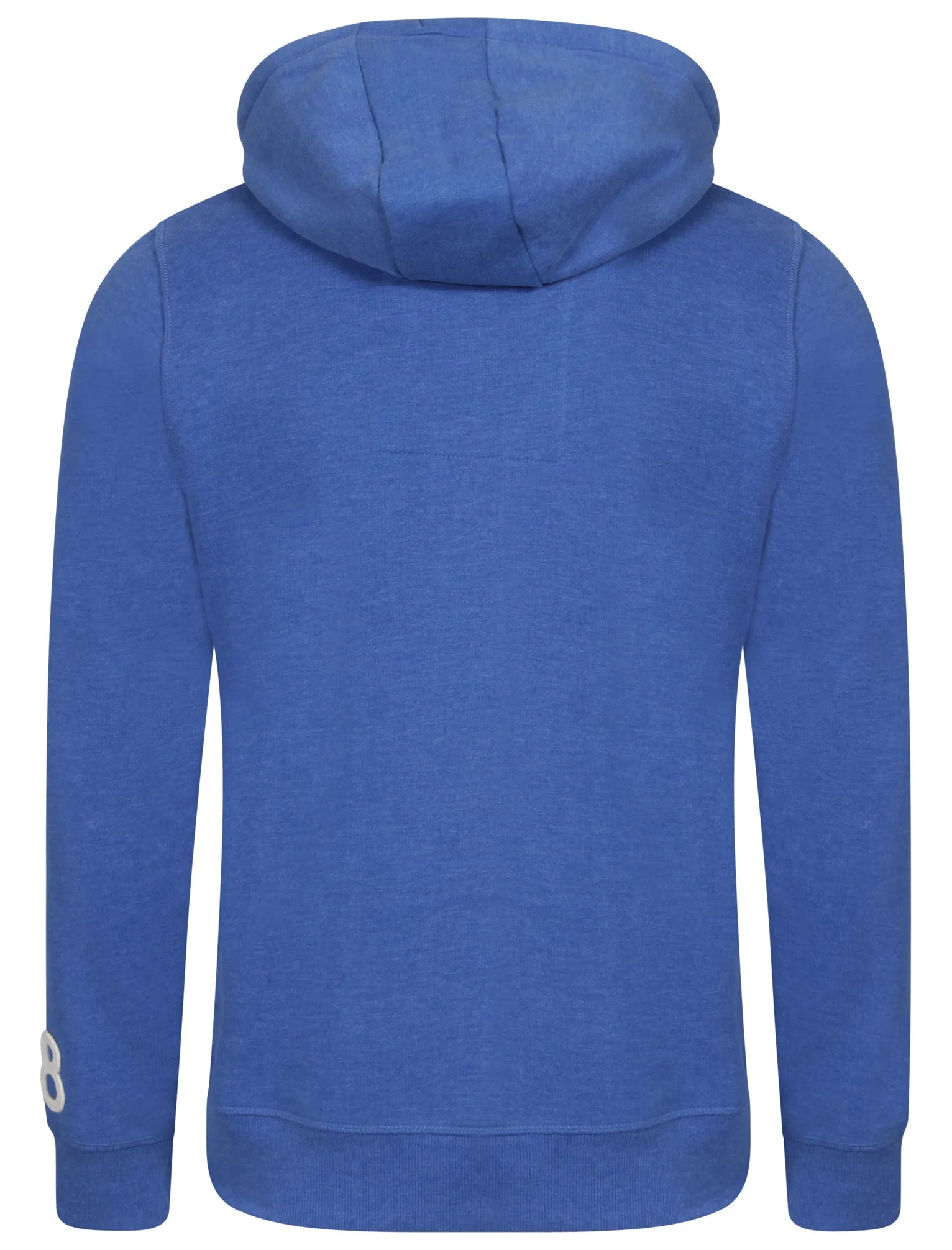 Harlem Peaks Pullover Hoodie in Cornflower Blue Marl - Tokyo Laundry