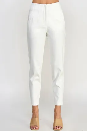 high waist cigarette pants
