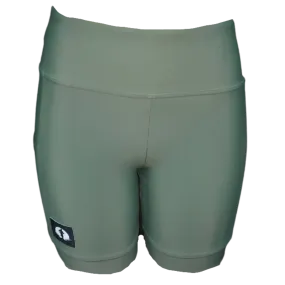 High Waist Funky Pants - Olive