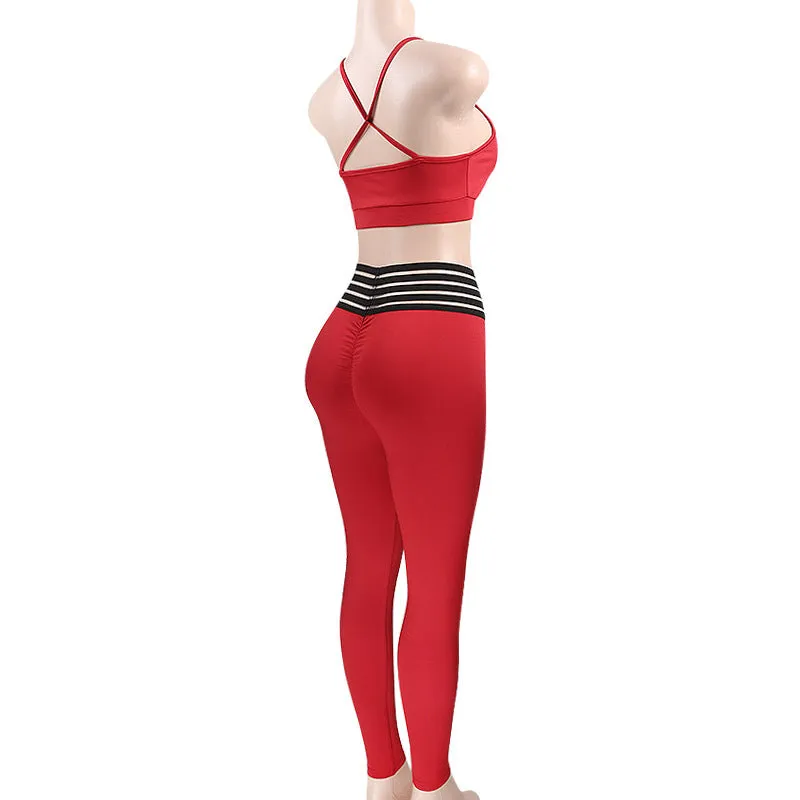 High Waist Patchwork Long Skinny Pants