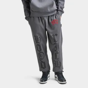 Hoodrich Crown Oversized Joggers Asphalt / Lychee