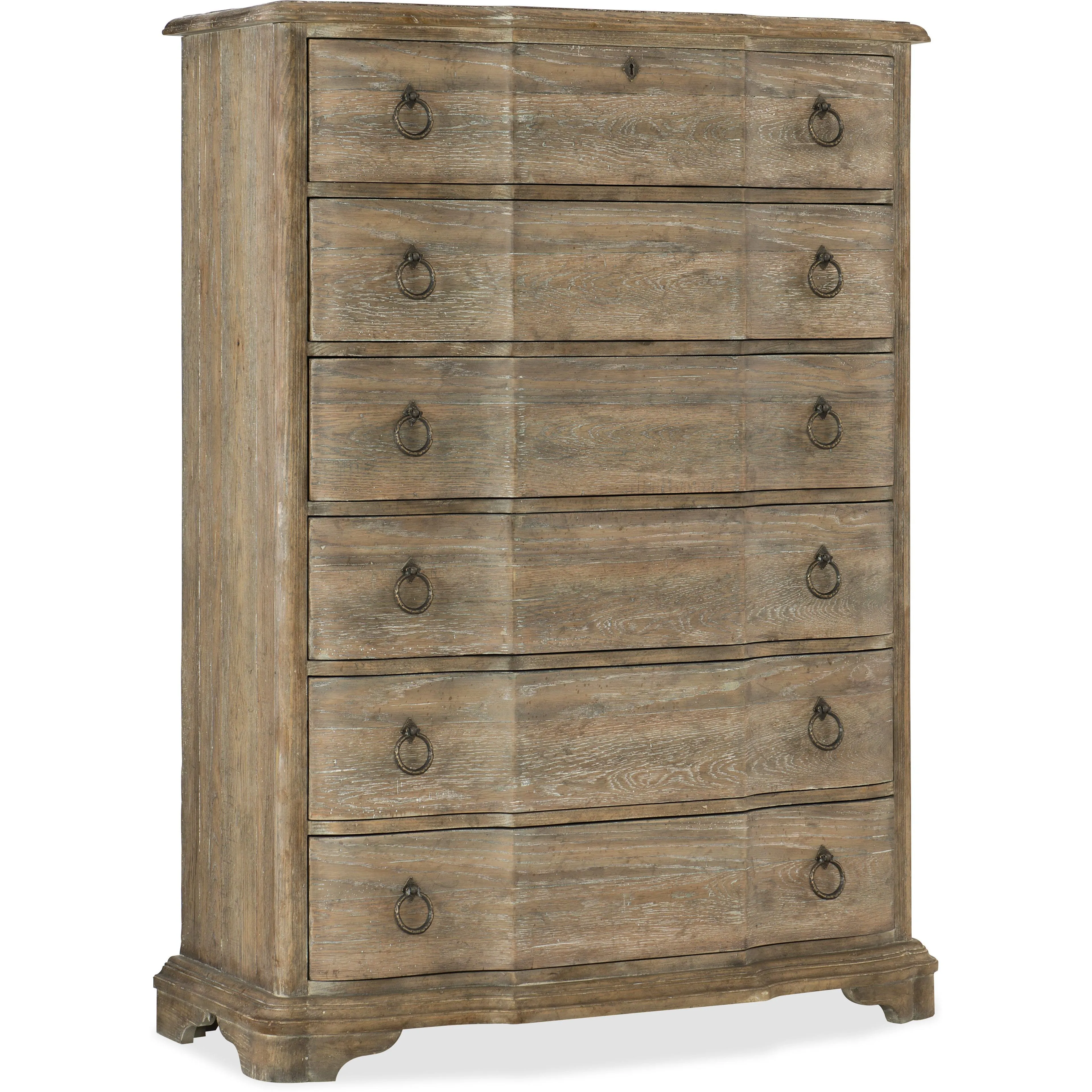 Hooker Furniture 5750-90010-MWD Boheme Chimay Six-Drawer Chest