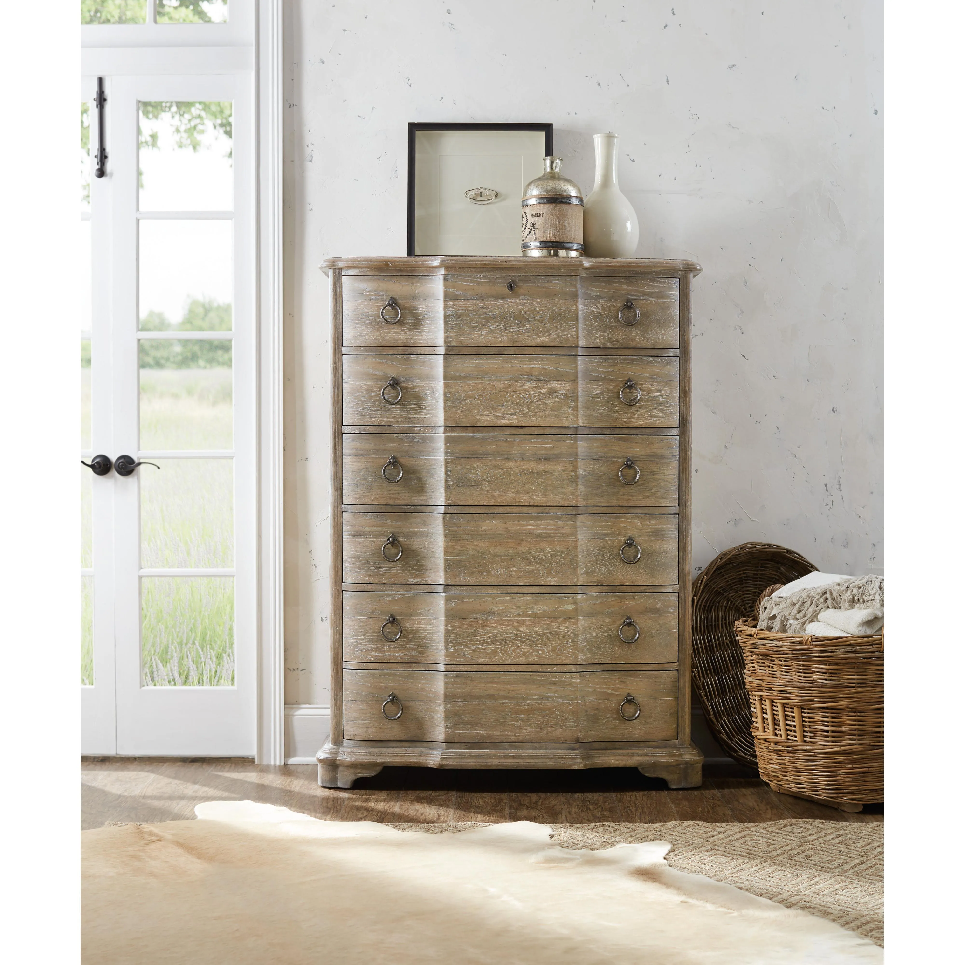 Hooker Furniture 5750-90010-MWD Boheme Chimay Six-Drawer Chest