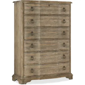 Hooker Furniture 5750-90010-MWD Boheme Chimay Six-Drawer Chest