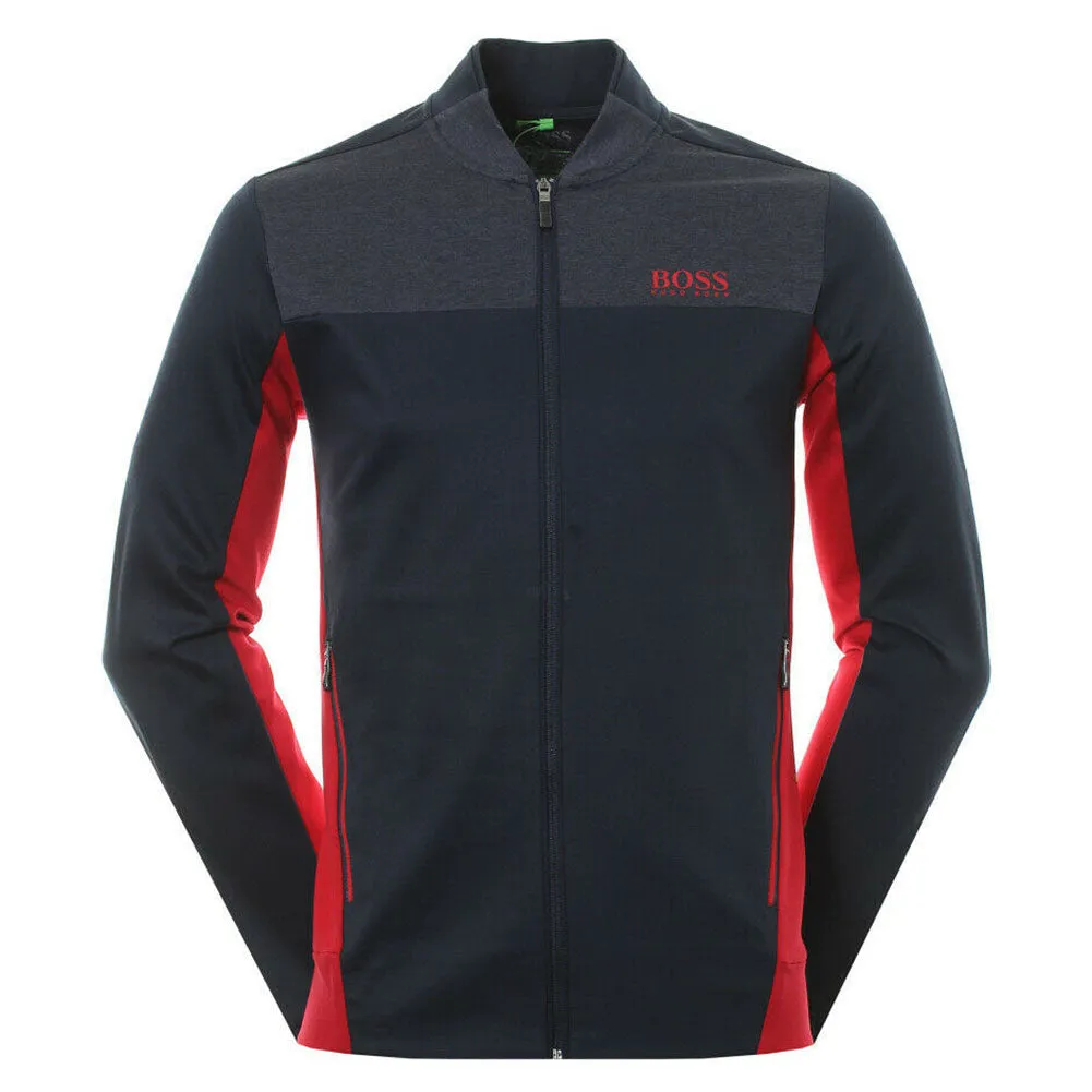 Hugo Boss Green Men's Premium Zip Up Sweatshirt Track Jacket