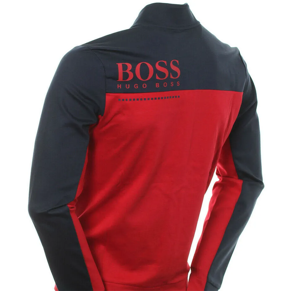 Hugo Boss Green Men's Premium Zip Up Sweatshirt Track Jacket