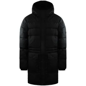 Hunter Interpid Mens Black Long Puffer Jacket
