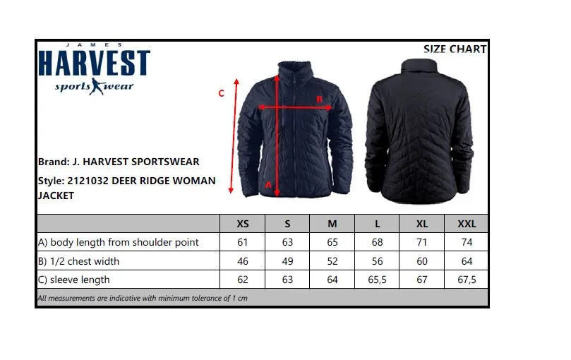 James Harvest Deer Ridge Ladies Quilted Jacket | Packable | Lightweight | 2 Colours | XS-2XL