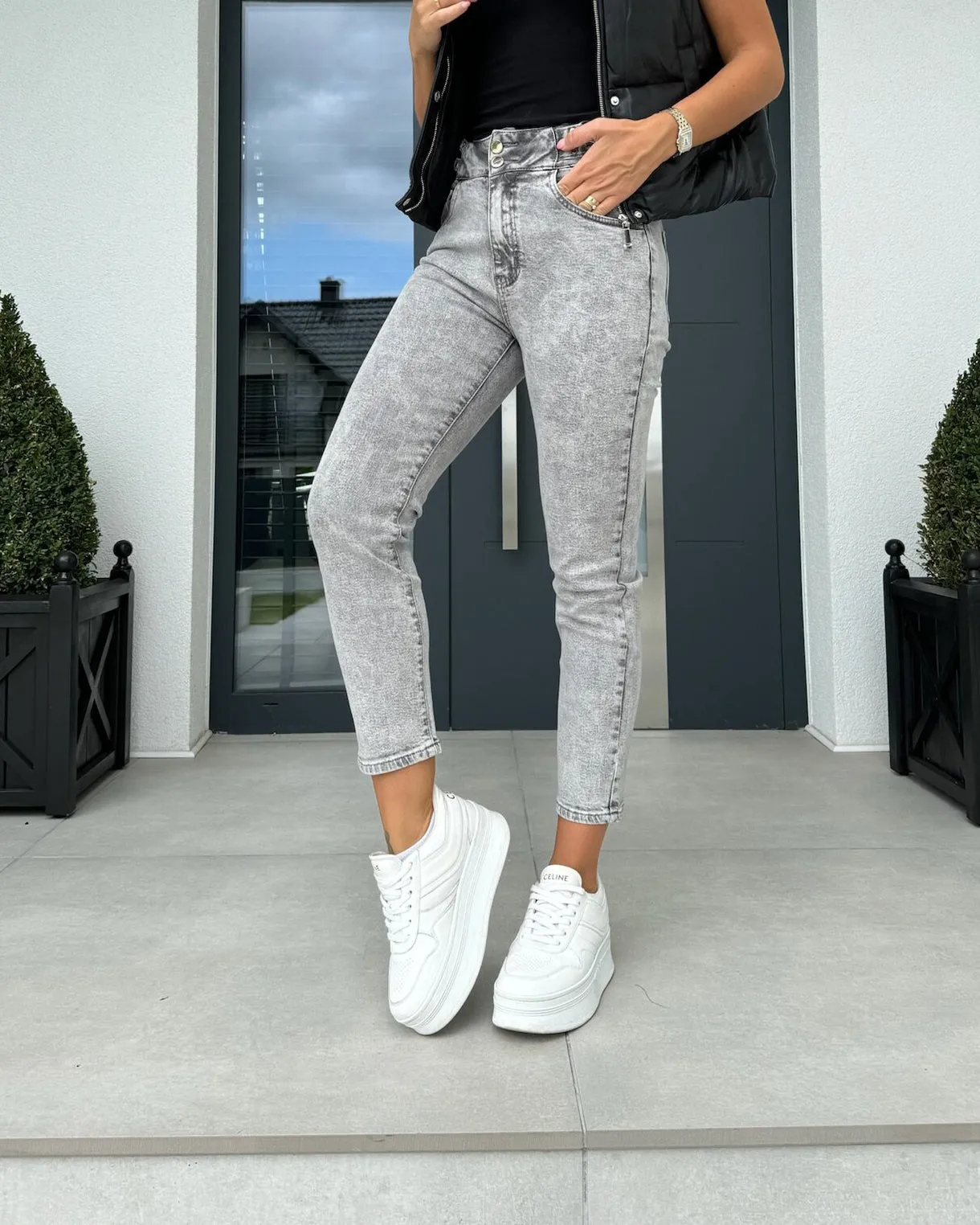 Leviane Jeans Grau