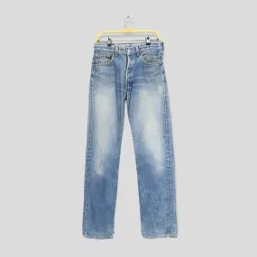 Levis 501XX Blue Acid Distressed Jeans Size 30x33