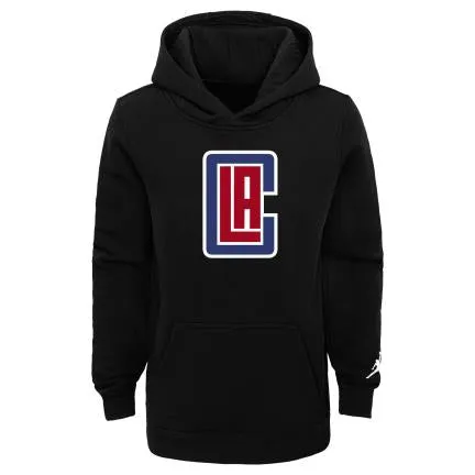 Los Angeles Clippers Essential Statement Kids Nike NBA Pullover Hoodie 'Black'