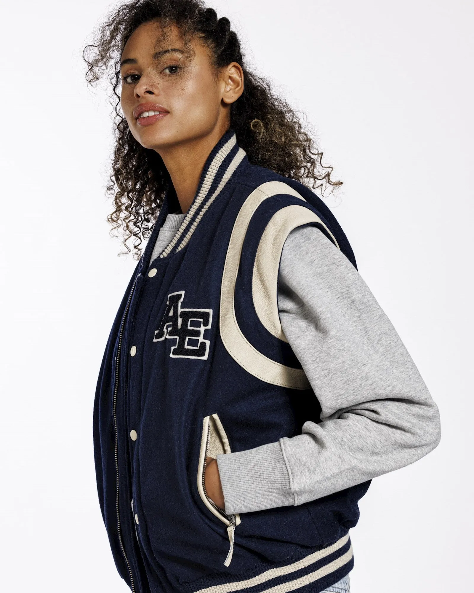 Maeve varsity gilet - navy