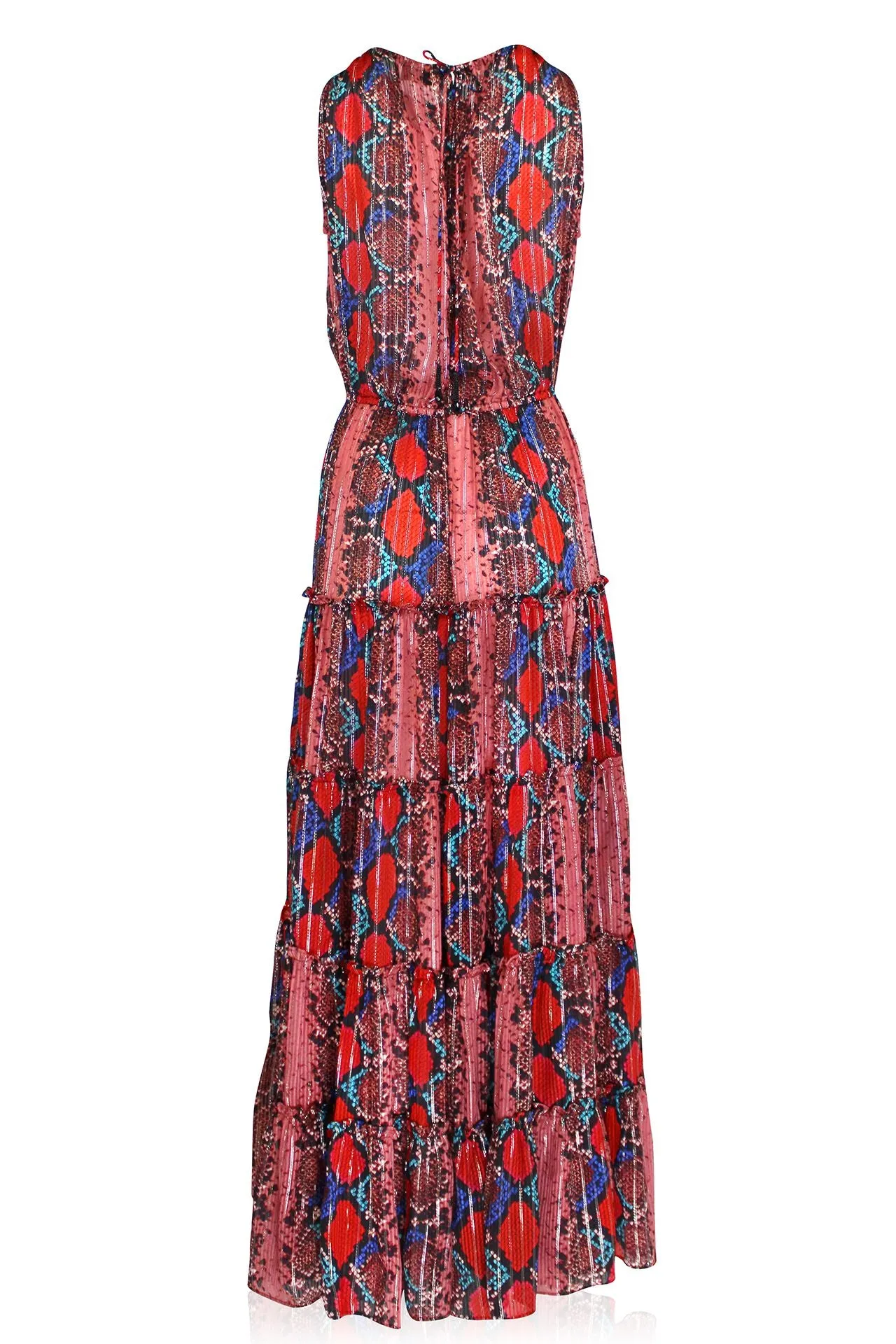 Maxi Dress in Snake Print