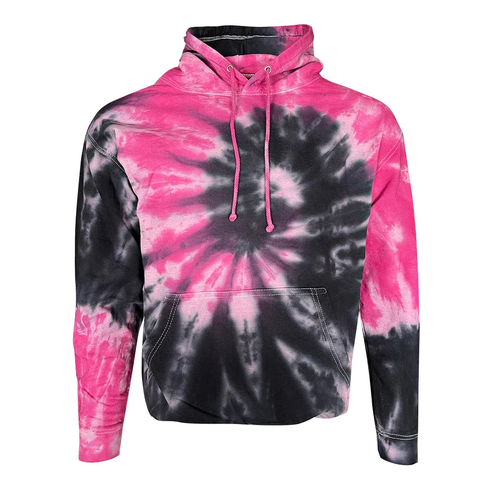 Men's Hoodie Tie Dye Casual Pullover Drawstring Front Pocket Hooded Sweatshirt