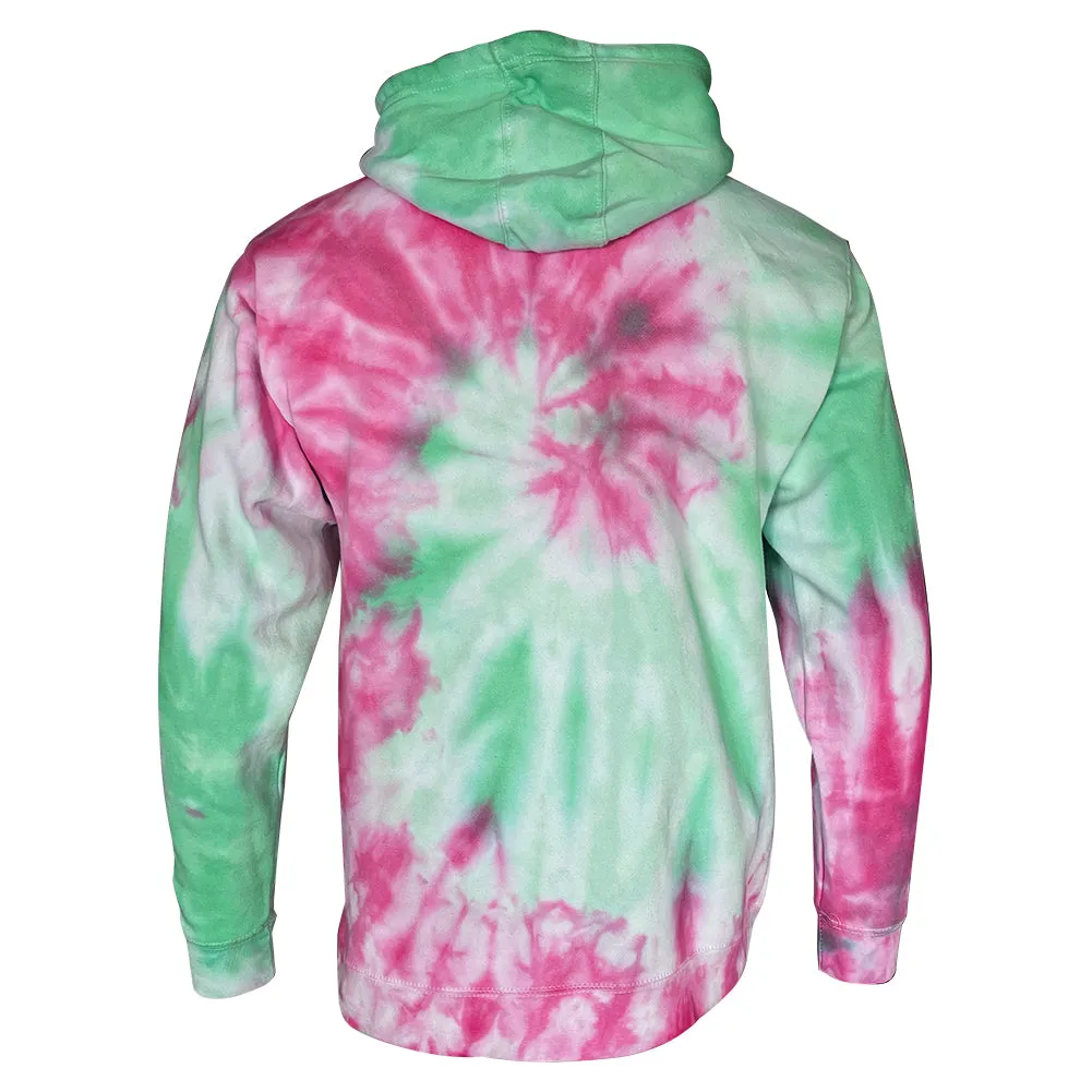 Men's Hoodie Tie Dye Casual Pullover Drawstring Front Pocket Hooded Sweatshirt