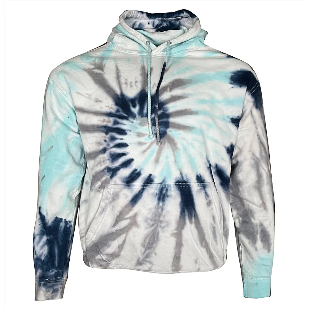 Men's Hoodie Tie Dye Casual Pullover Drawstring Front Pocket Hooded Sweatshirt