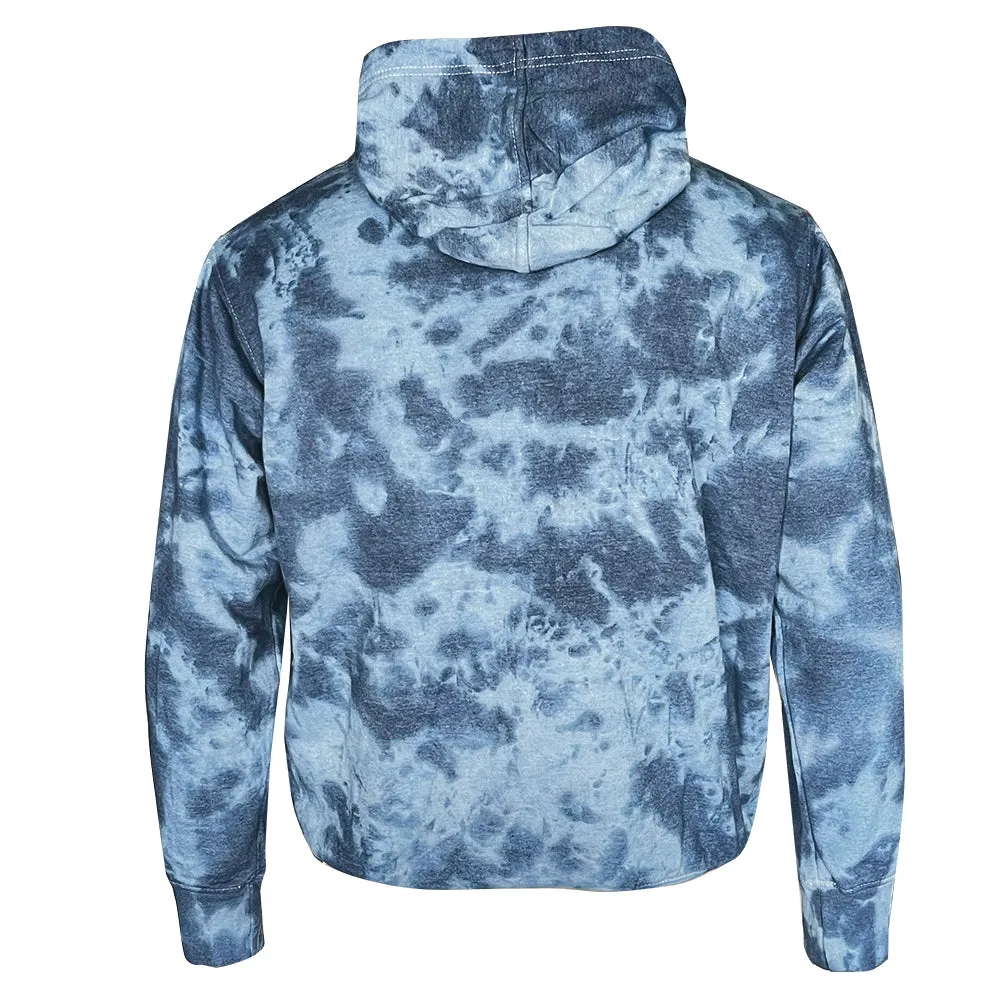 Men's Hoodie Tie Dye Casual Pullover Drawstring Front Pocket Hooded Sweatshirt