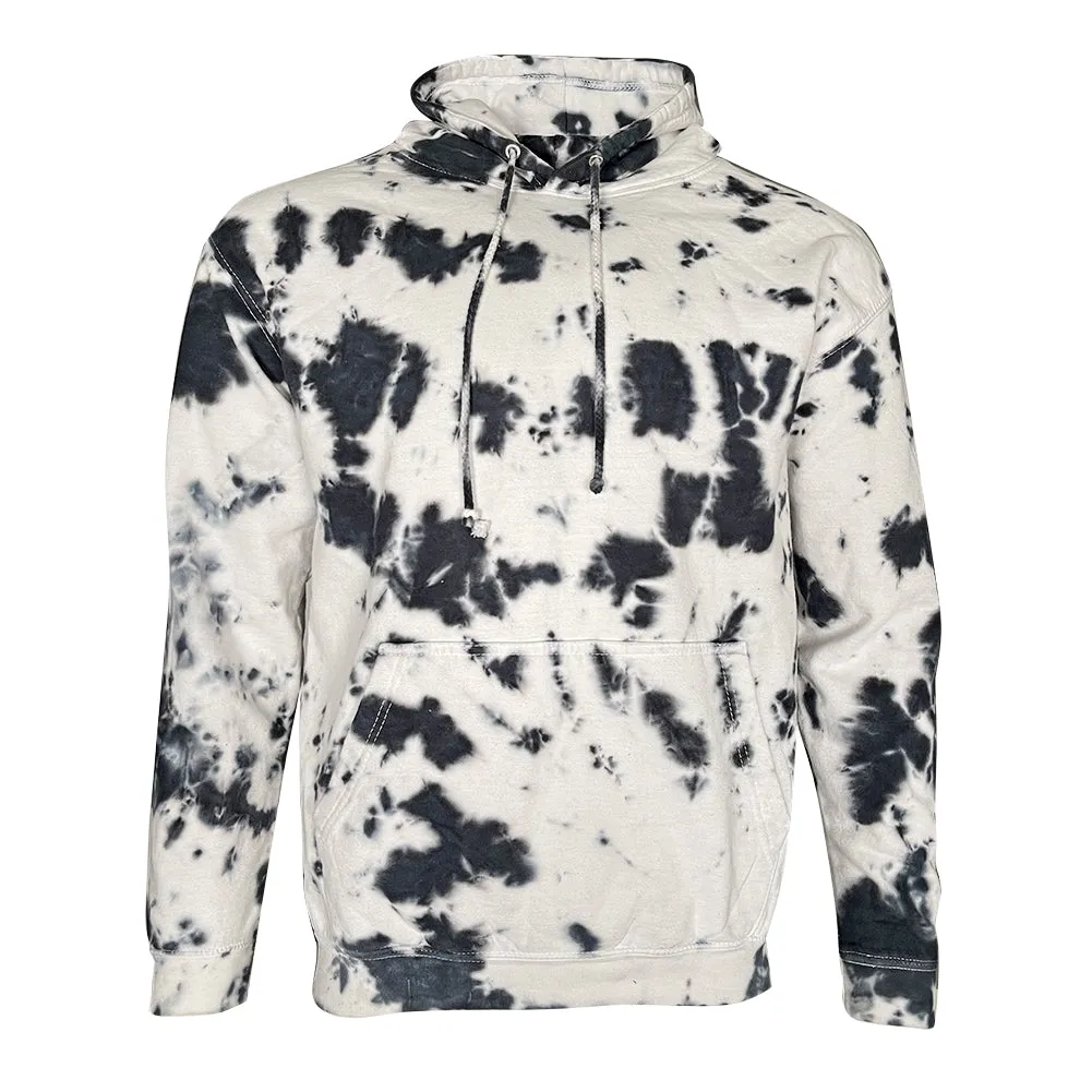 Men's Hoodie Tie Dye Casual Pullover Drawstring Front Pocket Hooded Sweatshirt
