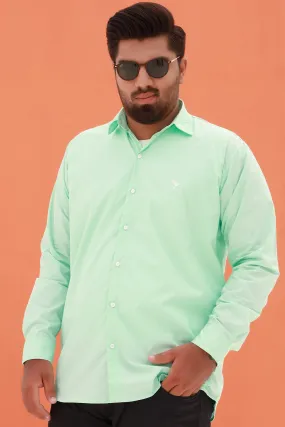Mist Green Button Down Shirt (Plus Size) - S22 - MS0043P