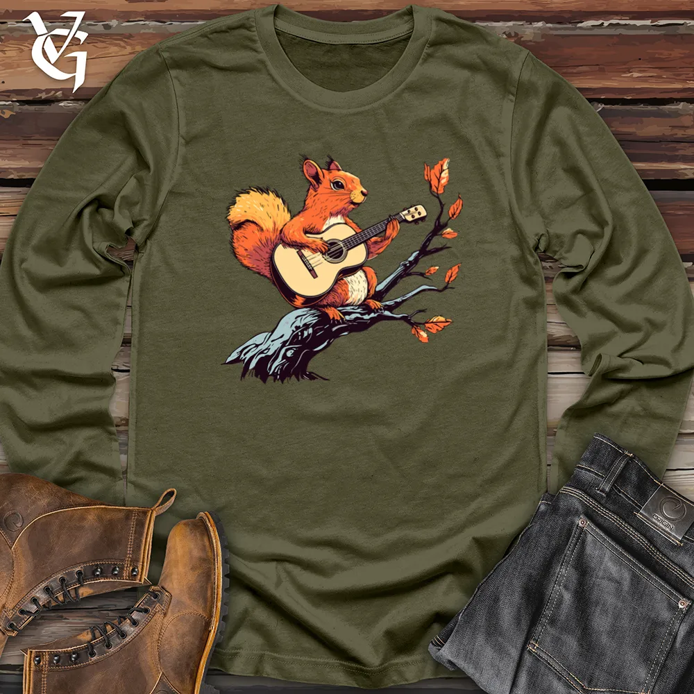 Musician Squirrel Long Sleeve