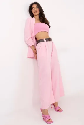 Nordic Elegance Wide-Leg Pants