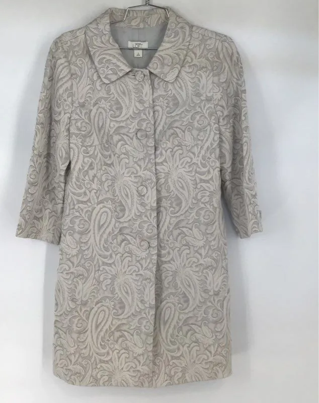 NWT Ann Taylor Loft Women's Gray Overcoat - Size 4