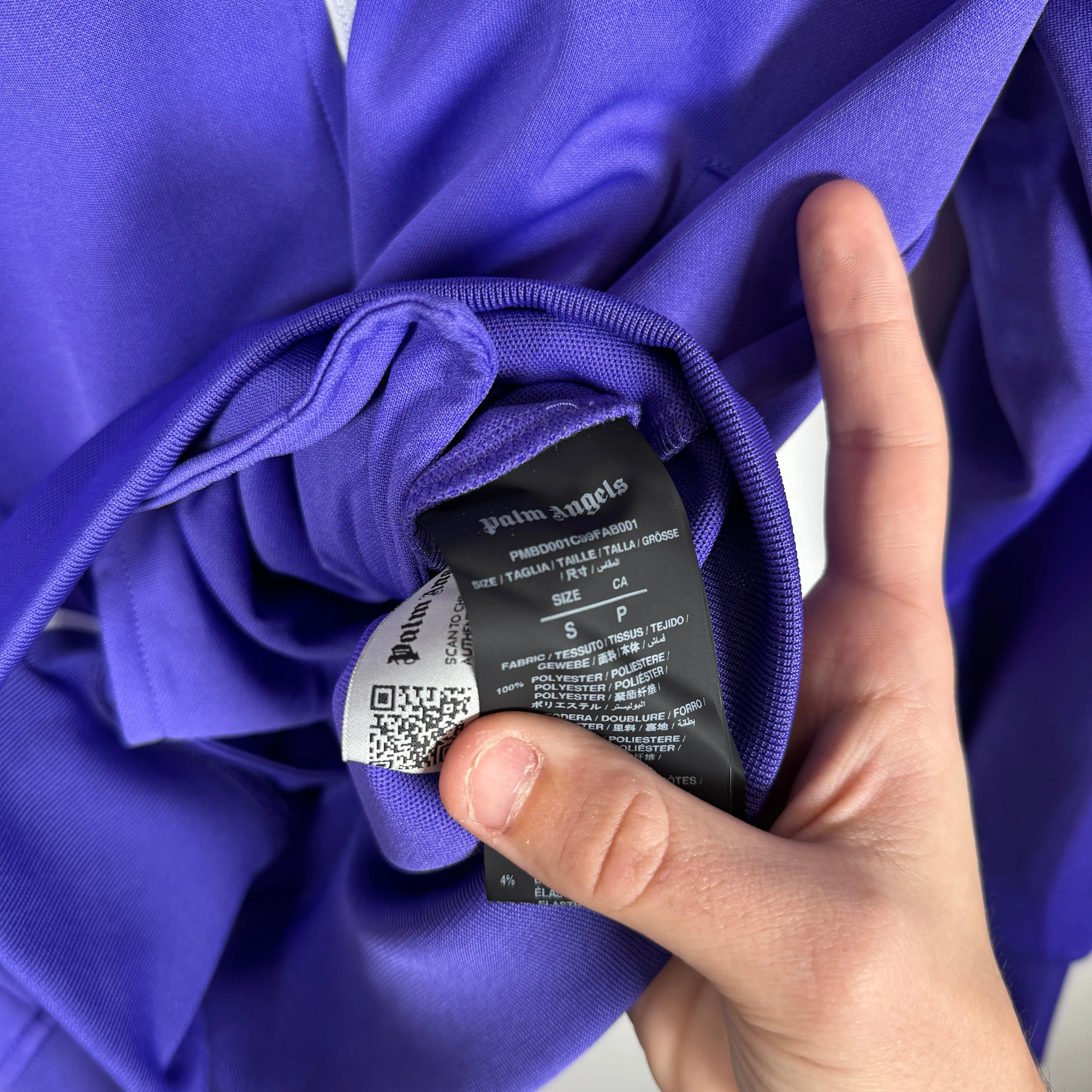 Palm Angels Purple Track Jacket Size S