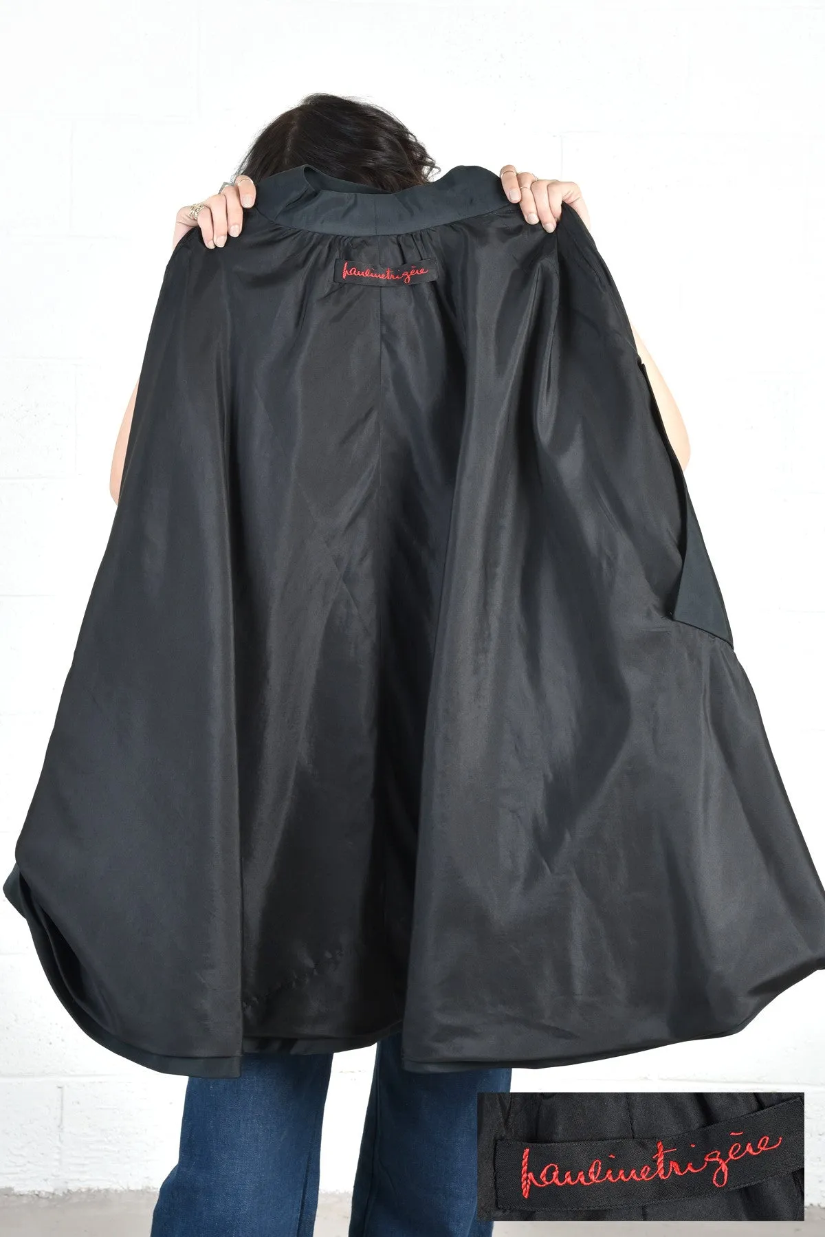Pauline Trigére Silk Swing Cape